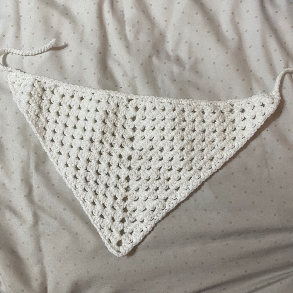 handmade crochet bandana
